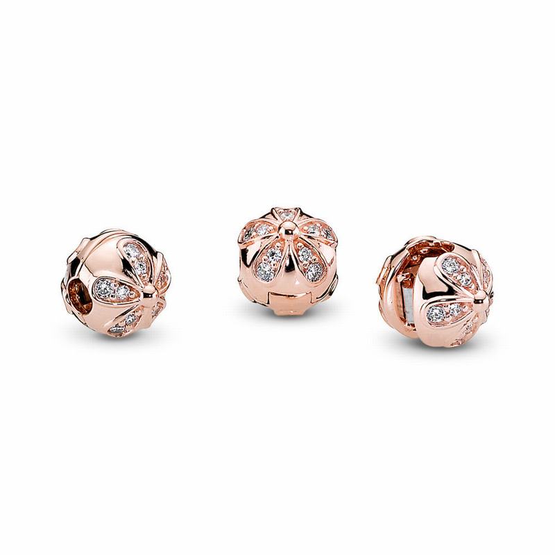 Talismane Pandora Rose™ Dazzling Daisies Clip (rVo4IBMy)